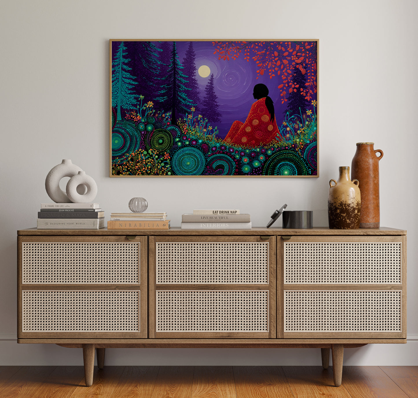 Moonlit Garden Holds Sacred Stories