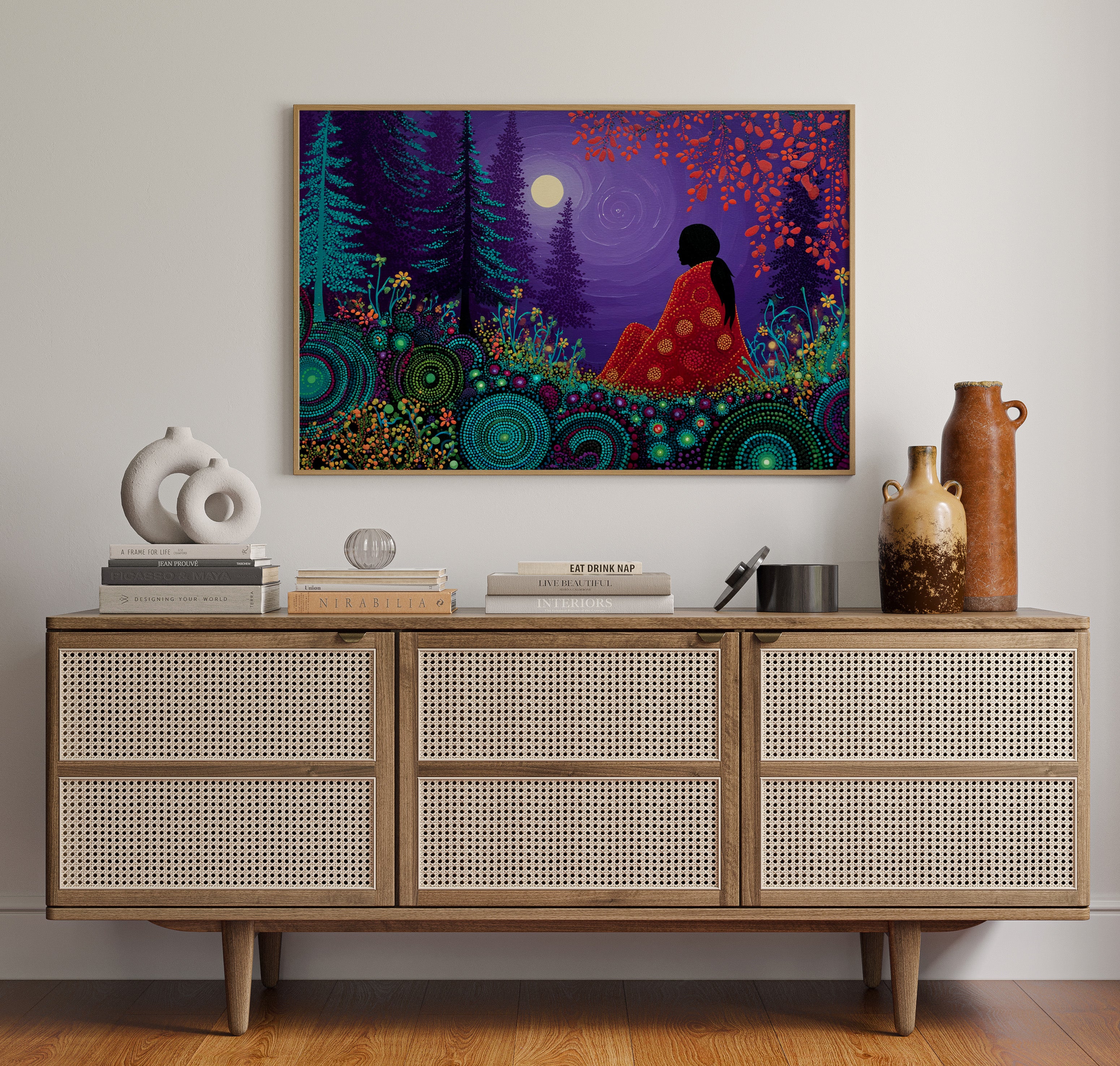 Moonlit Garden Holds Sacred Stories