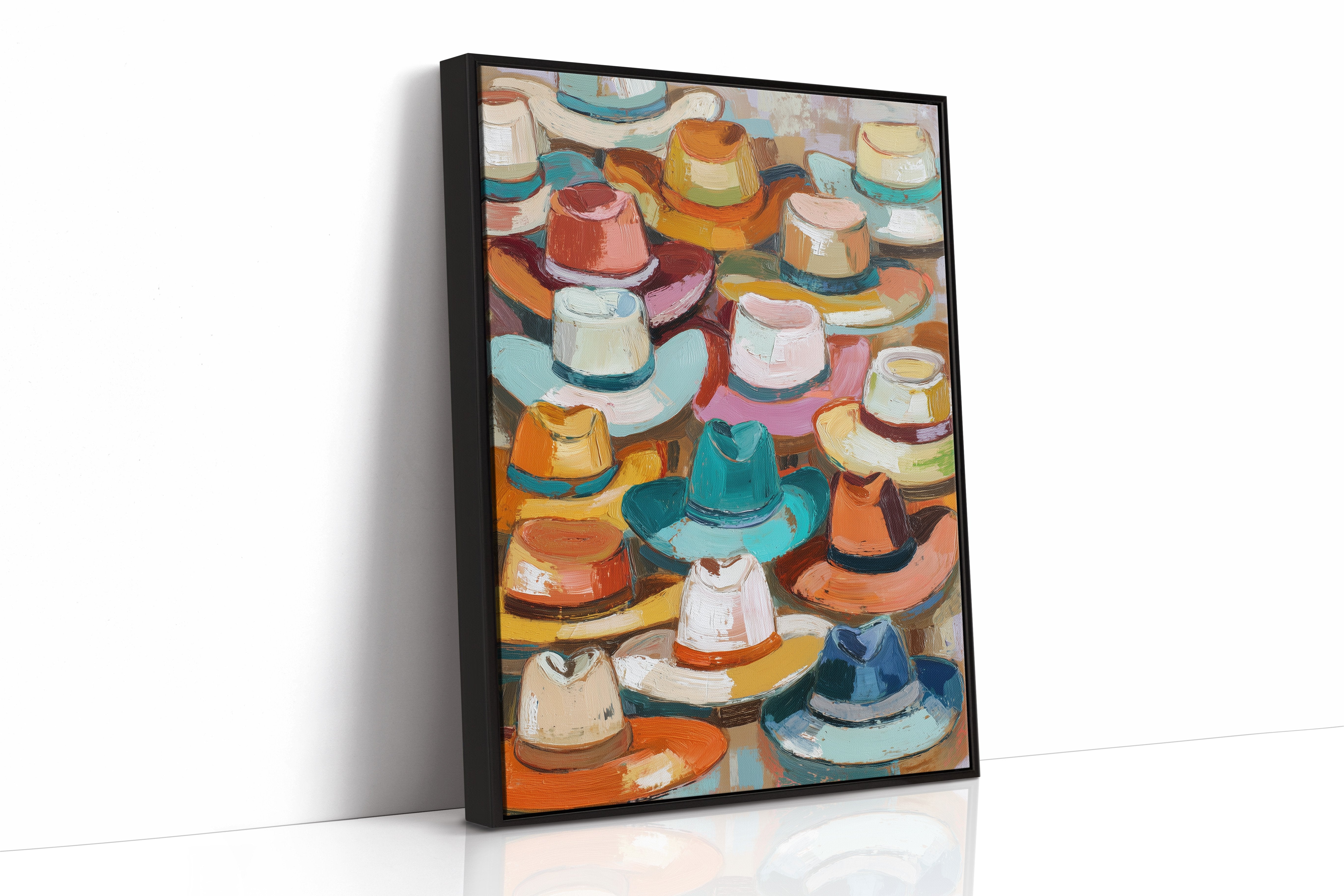 Colorful Brims Under Desert Sun