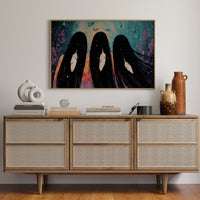 Sacred Feathers Dance With Butterflies