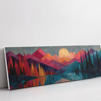 Moonrise Over Prism Peaks
