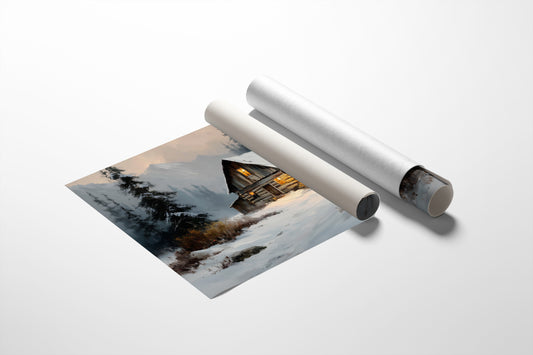 Snow Blankets The Mountain Hideaway