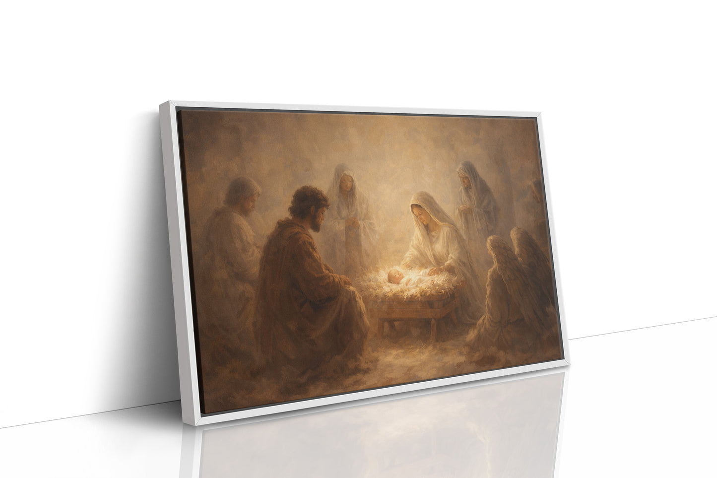 Divine Light Cradles Humble Beginnings