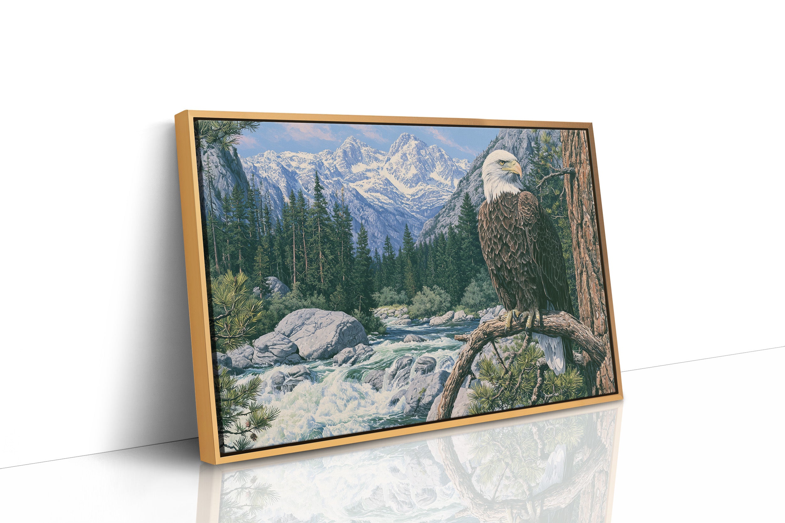 Bald Eagle, Mountain Rapids