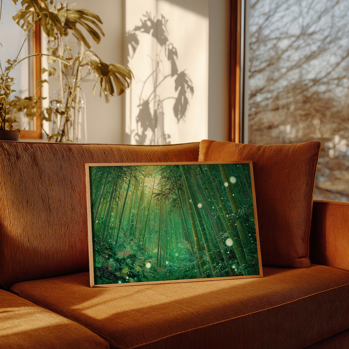 Fireflies Dance Through Bamboo Forest