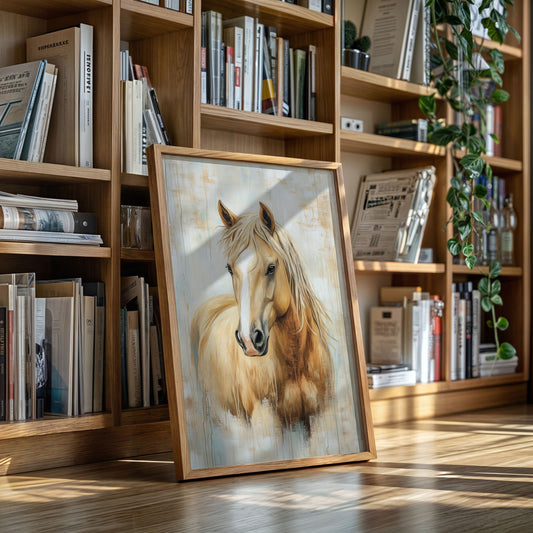 Palomino Gaze: Golden Spirit