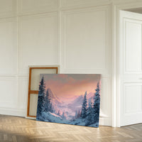 Snow Peaks Blush At Dawn