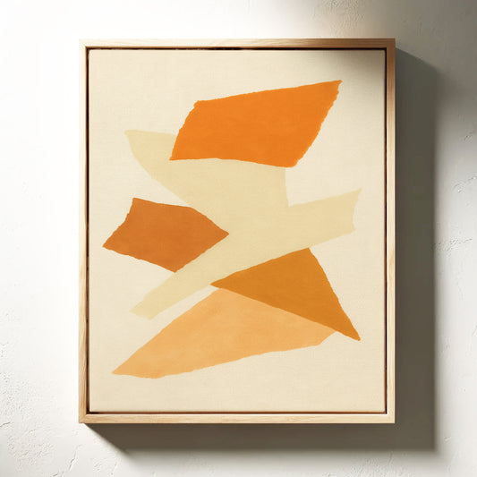 Autumn Paper Folds Into Light
