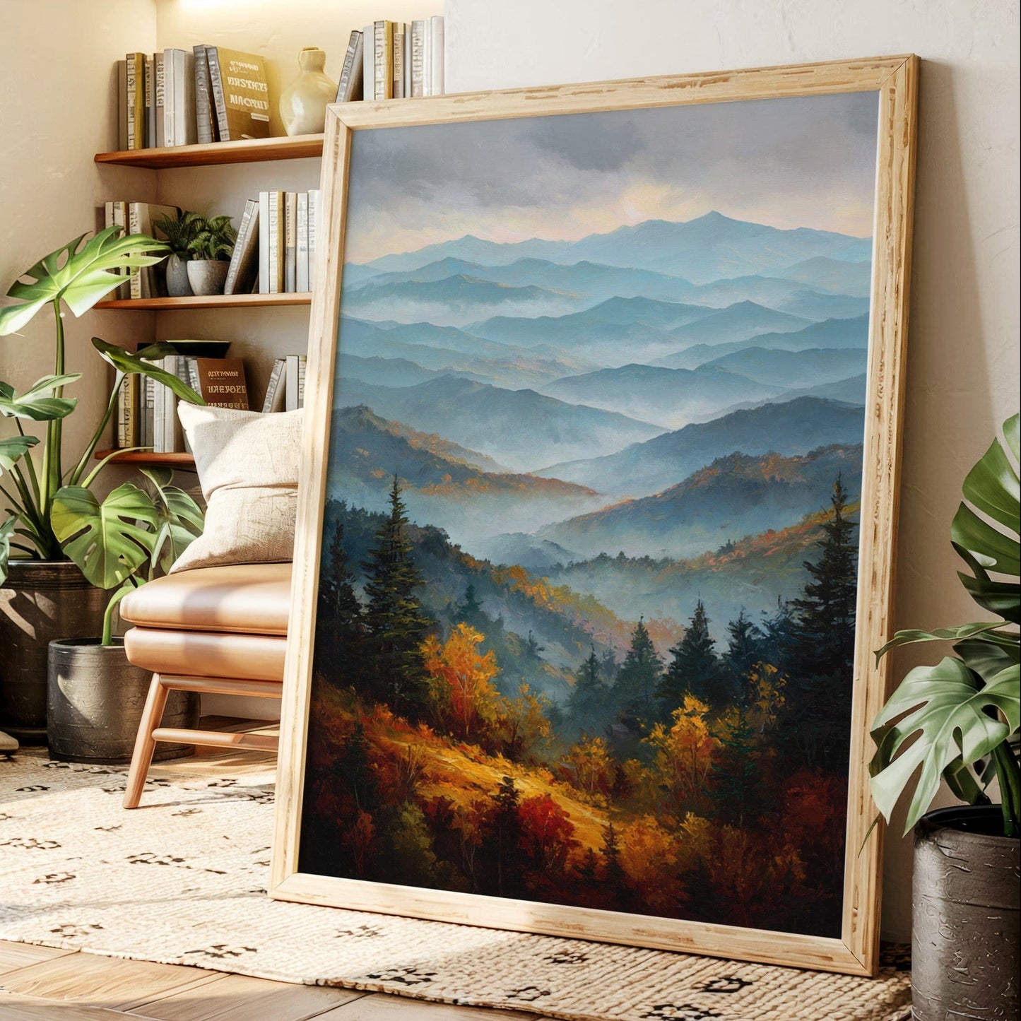 Autumn Peaks Paint The Morning Blue
