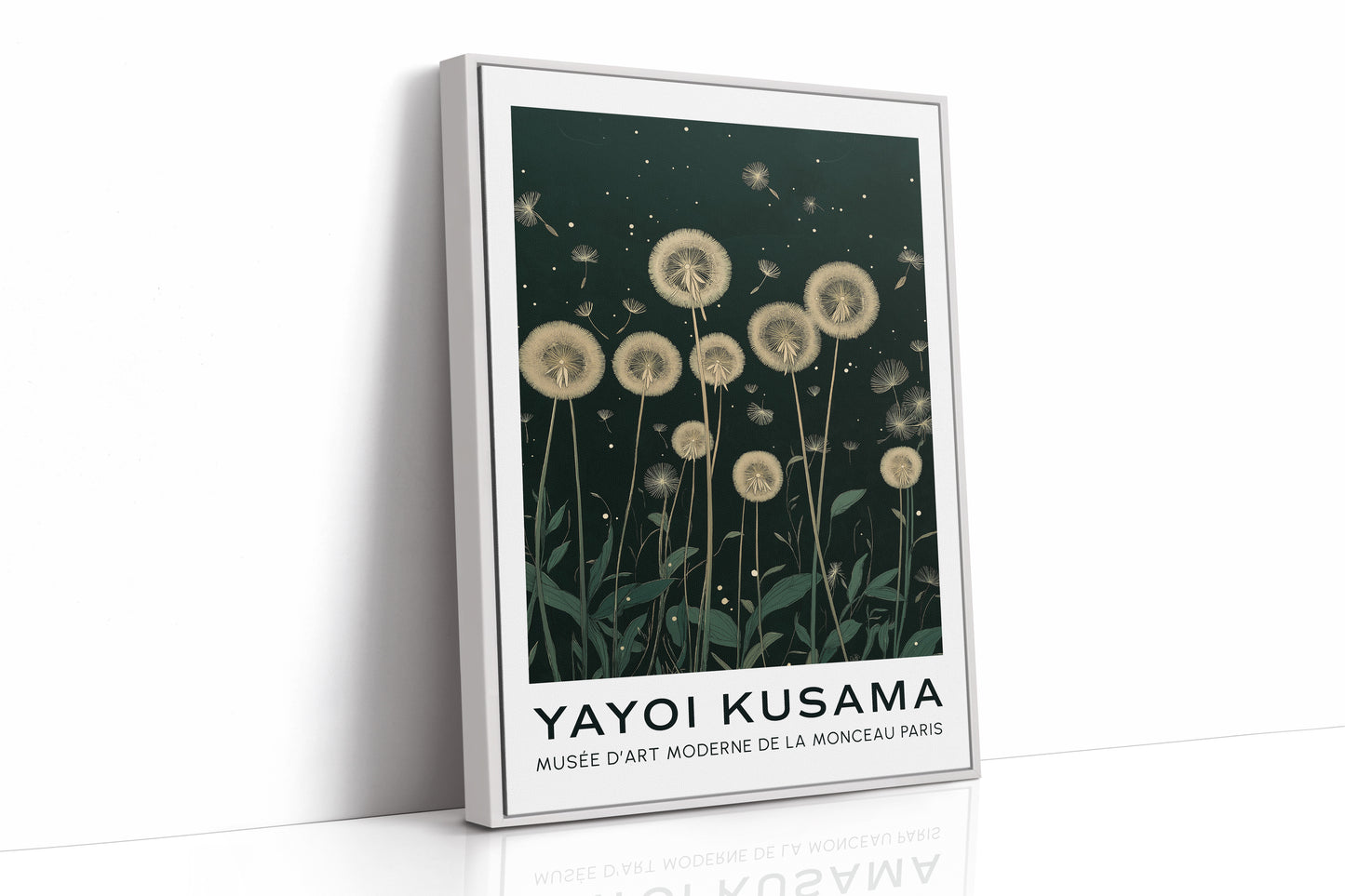 Ethereal Dandelion Dream – Kusama-Inspired Nightscape