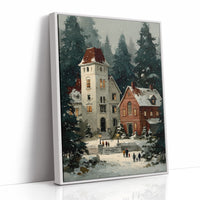 Snowfall Over the Old Chapel
