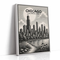 Chicago in Woodcut