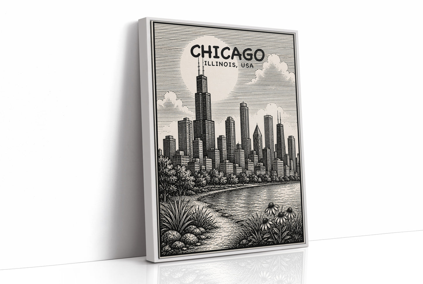 Chicago in Woodcut