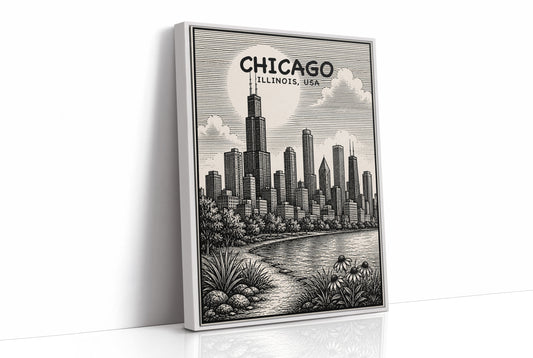 Chicago in Woodcut