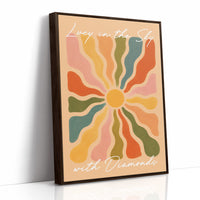 Groovy Sunburst Rays