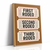 First, Second, Third Rodeo, Western Serif
