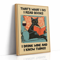 Well-Read, Well-Poured, Well-Informed Cat