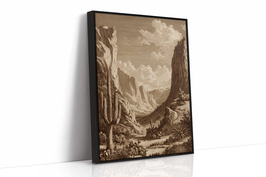 Sepia Canyons Of Forgotten Time