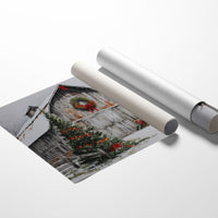 Snow Settles On Grandfather's Barn