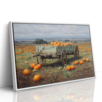 Harvest Wagon Rests In October Light