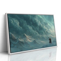 Traveler Beneath the Storm Wall