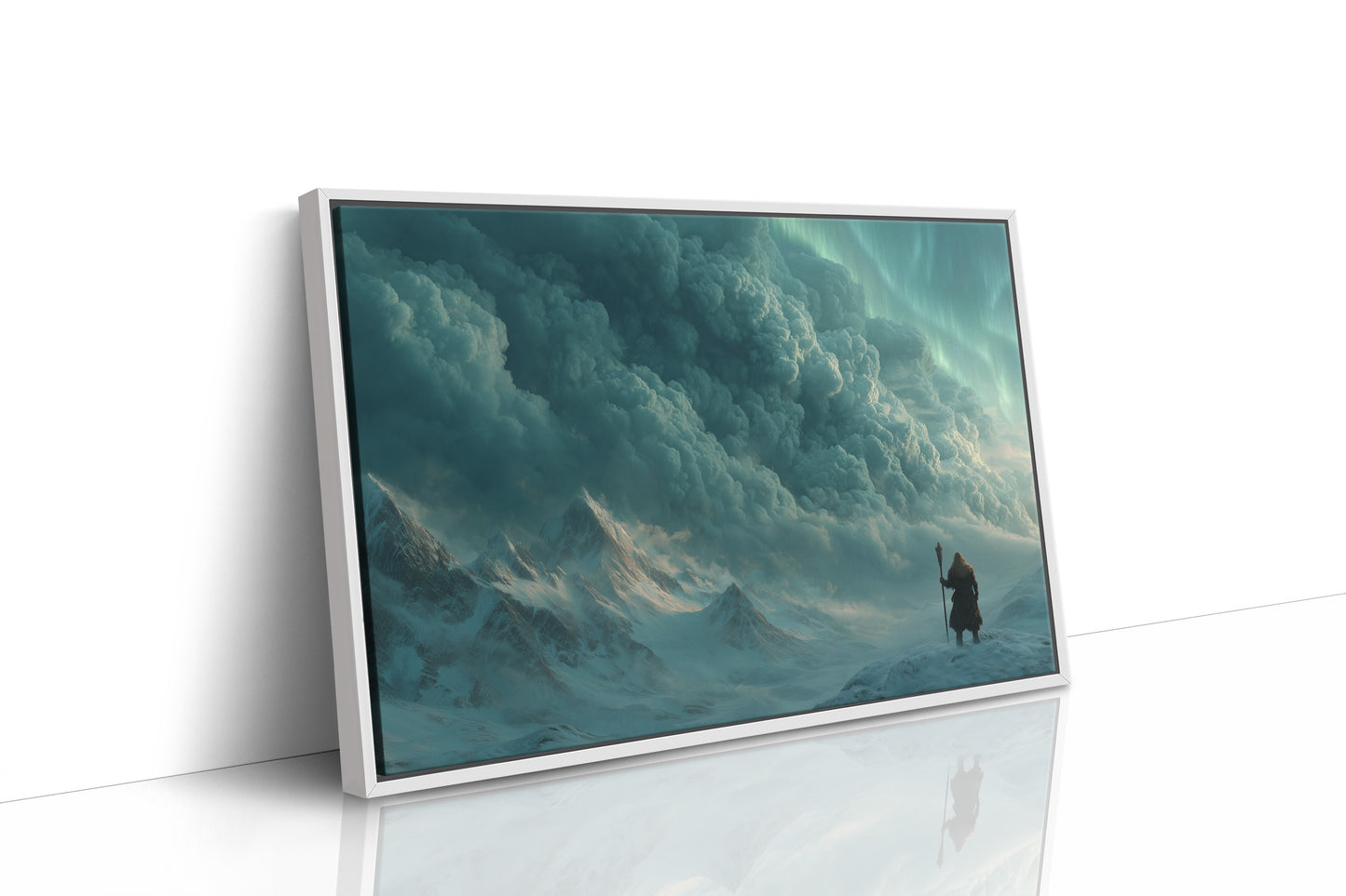 Traveler Beneath the Storm Wall