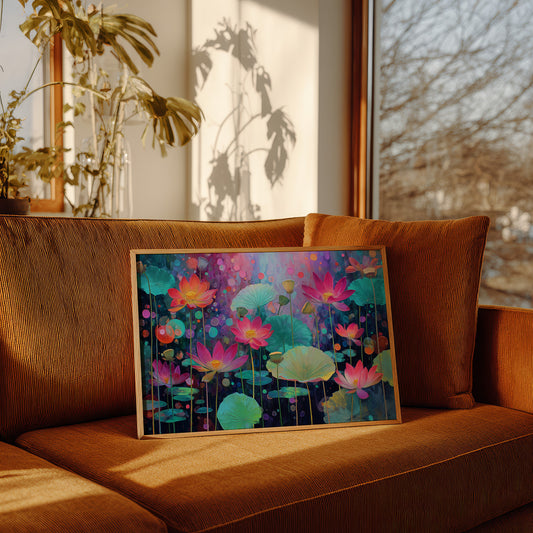 Lotus Dreams In Twilight Gardens