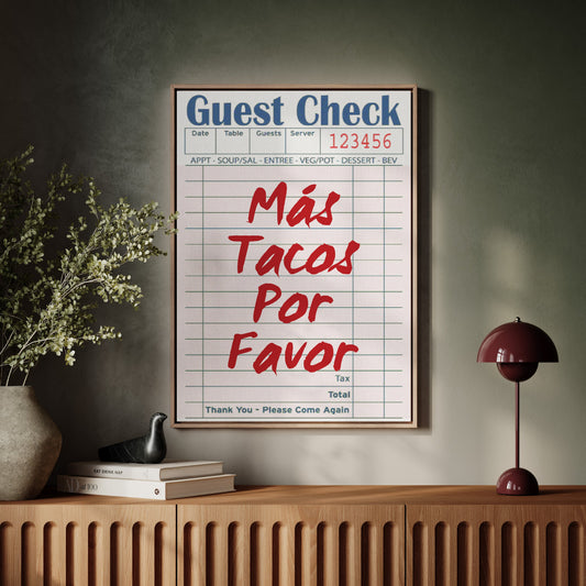 Red Letters Order Kitchen Magic