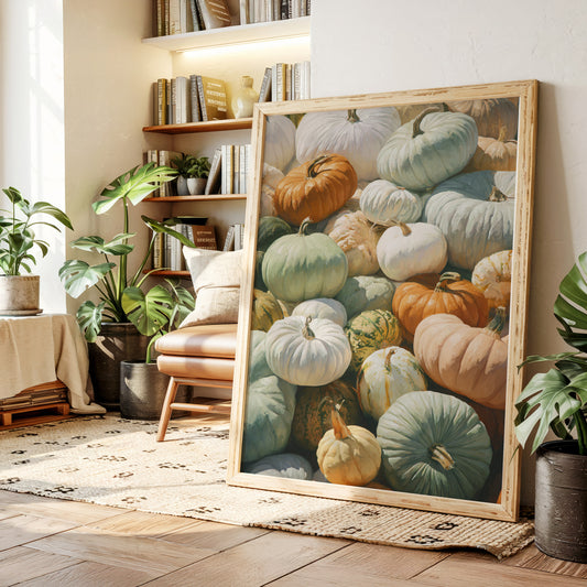 Autumn's Palette In Pumpkin Poetry