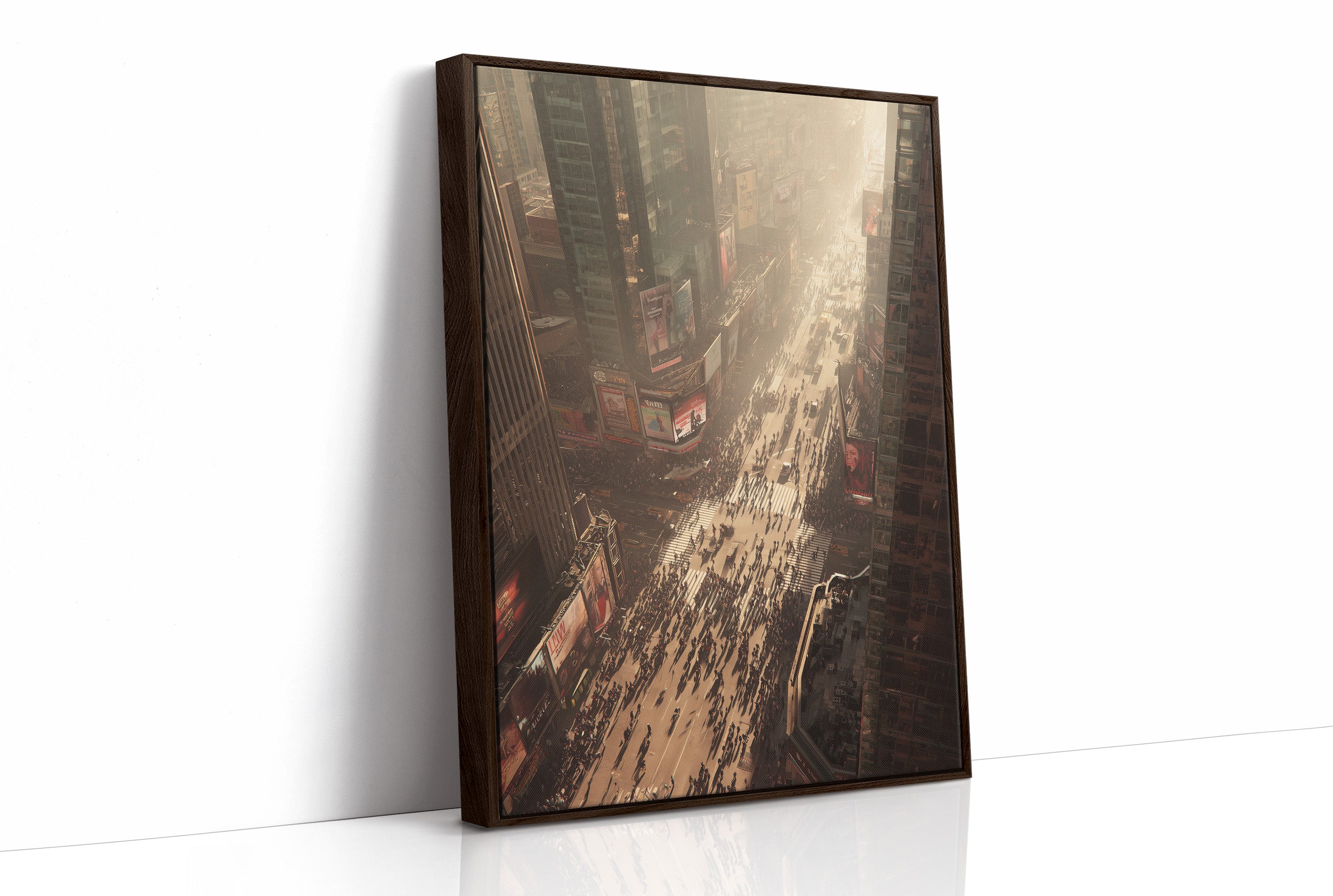 Golden Hour Metropolis: Shadows and Light