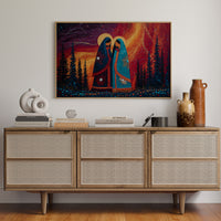 Sacred Dance Among Northern Lights