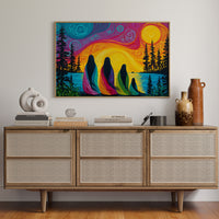 Sacred Waters Meet Northern Lights