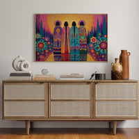 Sacred Garden Sings Through Stained Glass