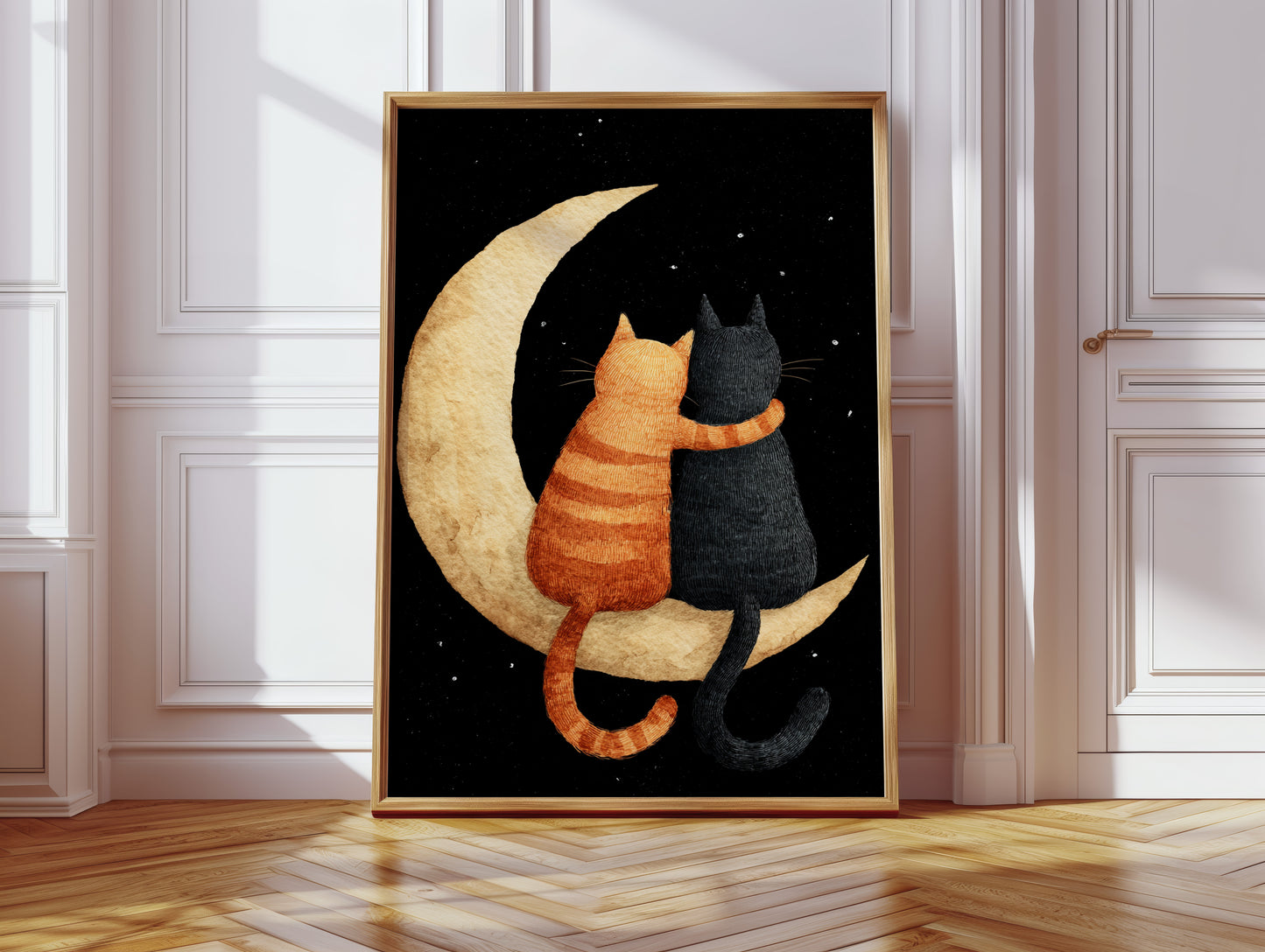 Beneath Moonlight's Gentle Embrace