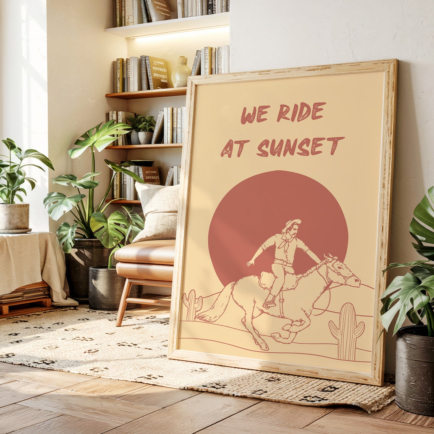Desert Horses Chase Golden Hours