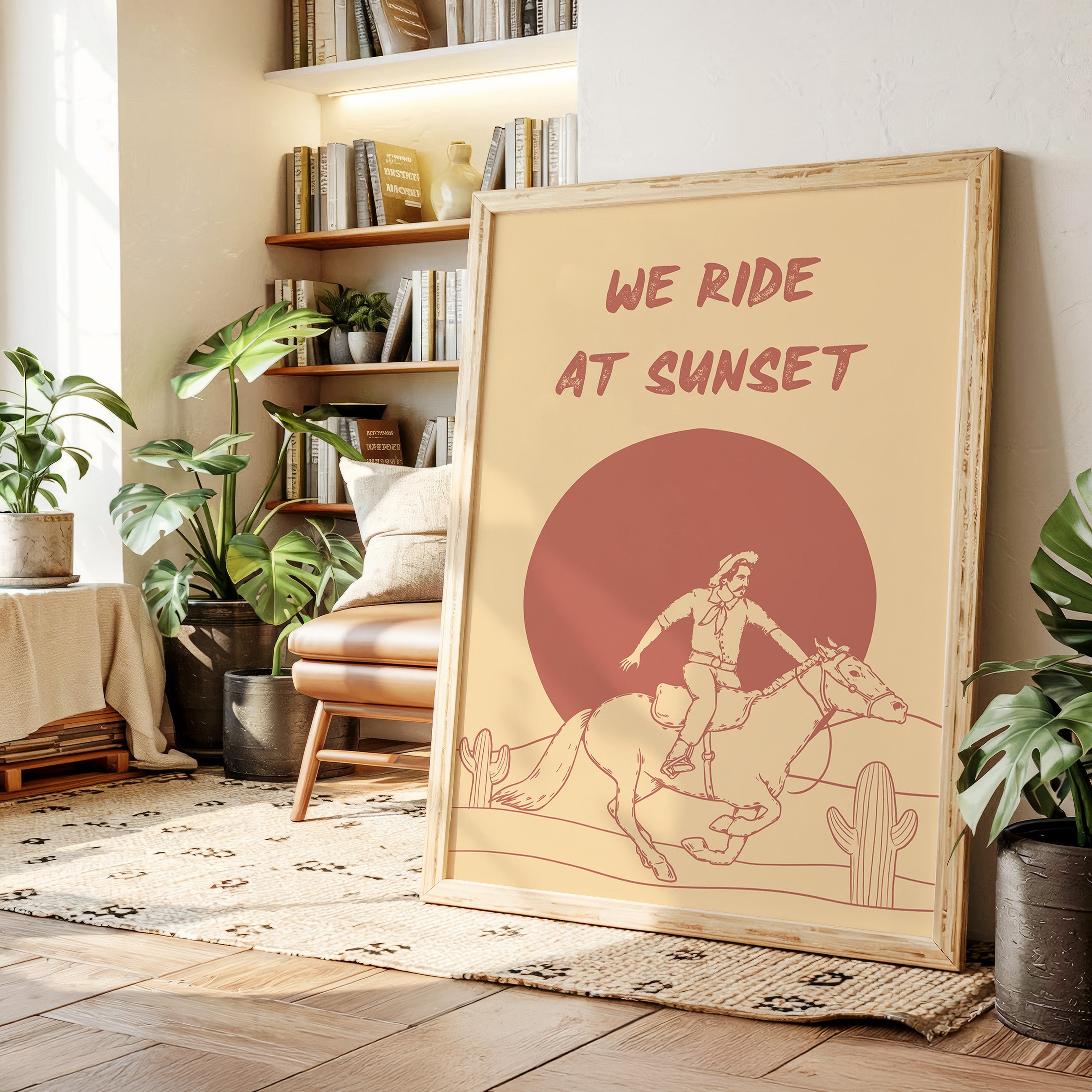 Desert Horses Chase Golden Hours
