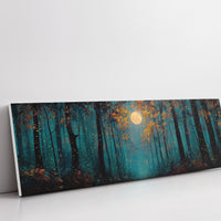 Moonlit Forest Of Fireflies