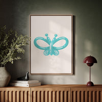 Turquoise Wings Paint Morning Fresh