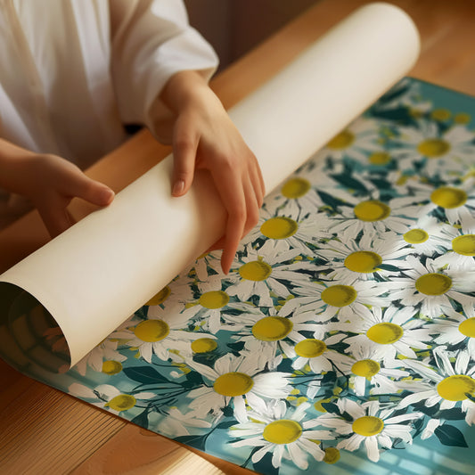 Daisies Dance In Morning Light