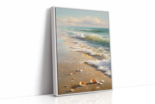 Shoreline Whispers Beneath Azure Skies