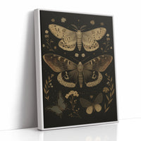 Nocturnal Wings and Wildflower Charms