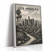 Los Angeles in Woodcut
