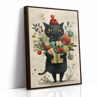 Midnight's Gift Bearer: A Festive Feline Tale