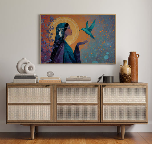 Sacred Dance Of Hummingbird Light