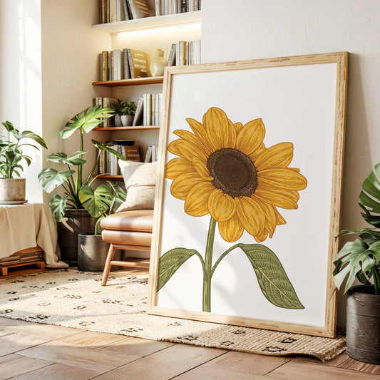 Golden Petals Paint Summer's Portrait