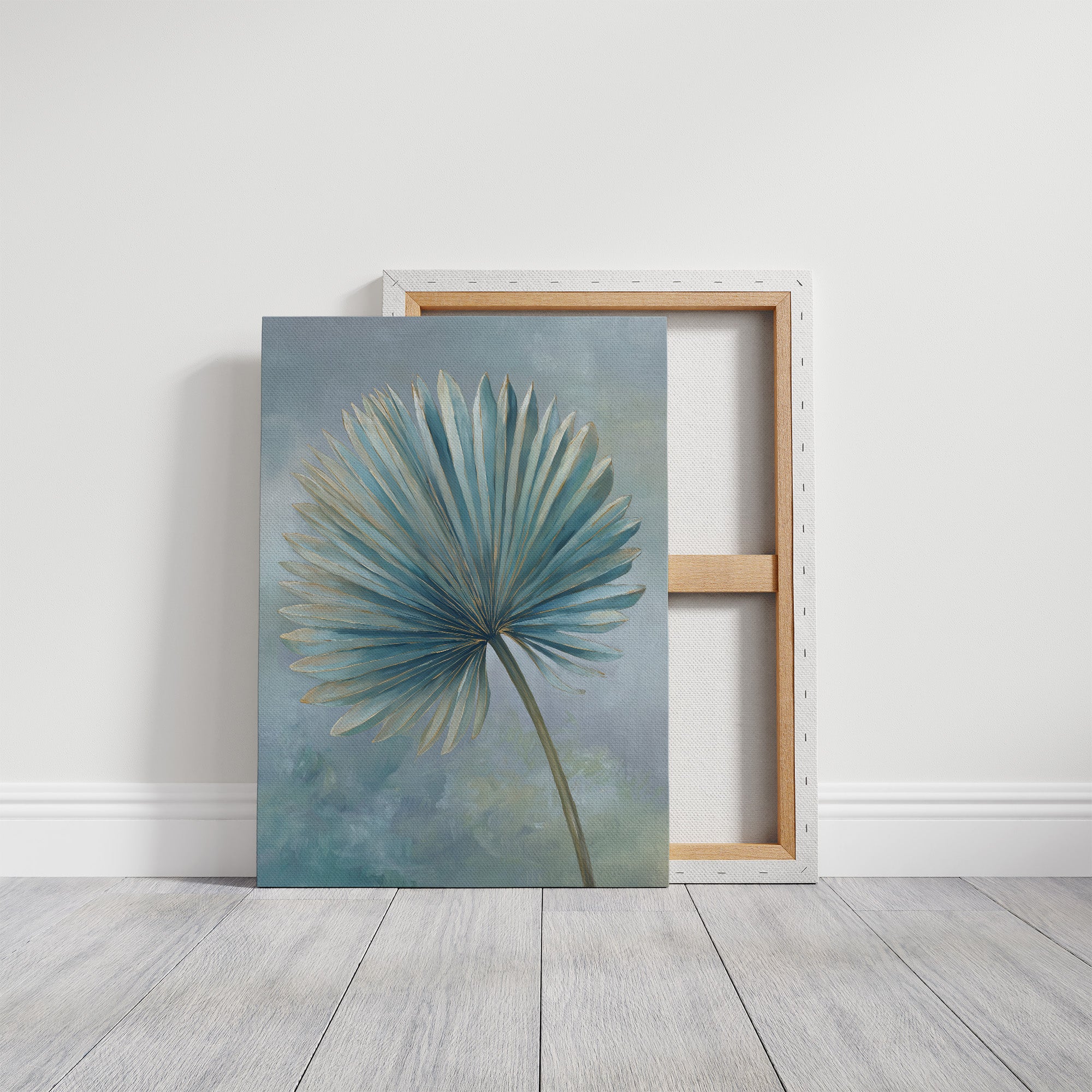 Azure Palm Whispers Serenity