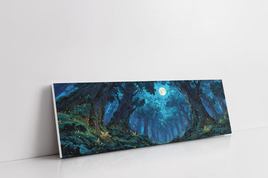 Moonlit Enchanted Forest Path