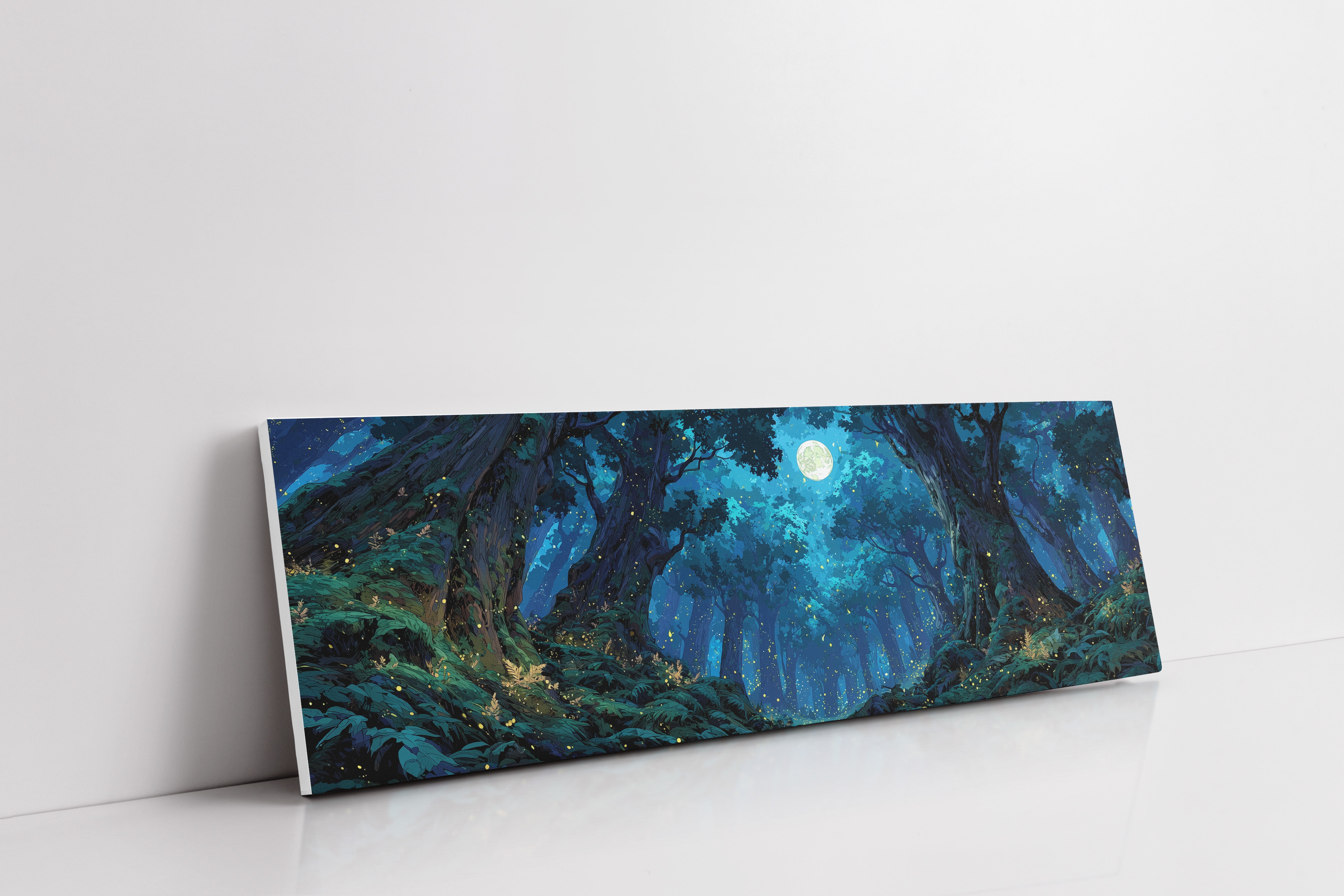 Moonlit Enchanted Forest Path