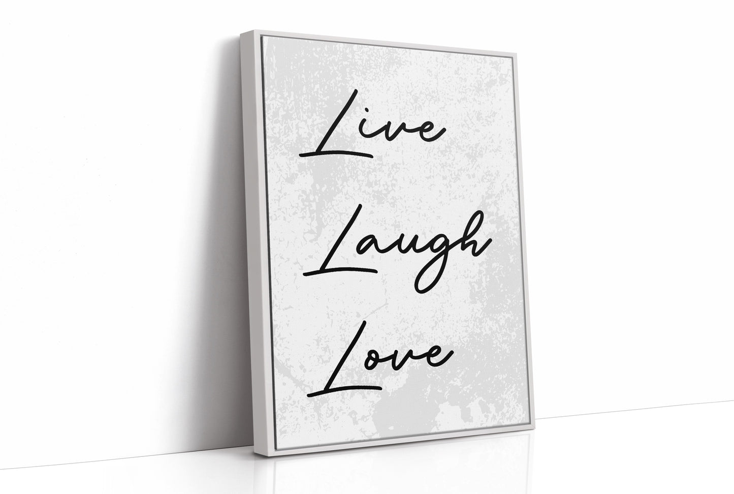 Live Laugh Love Minimalist Script Quote Print