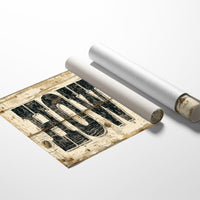 Howdy Weathered Wood Sign